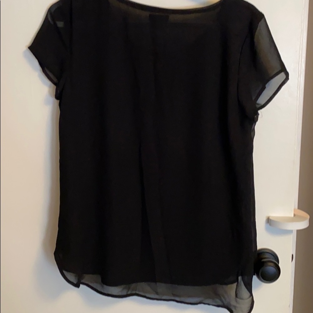 Black Ann taylor blouse size S - Picture 2 of 2